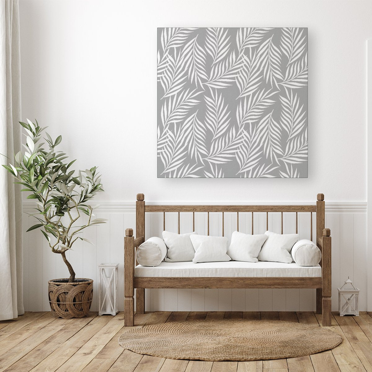 Palm Tree Leaves Canvas