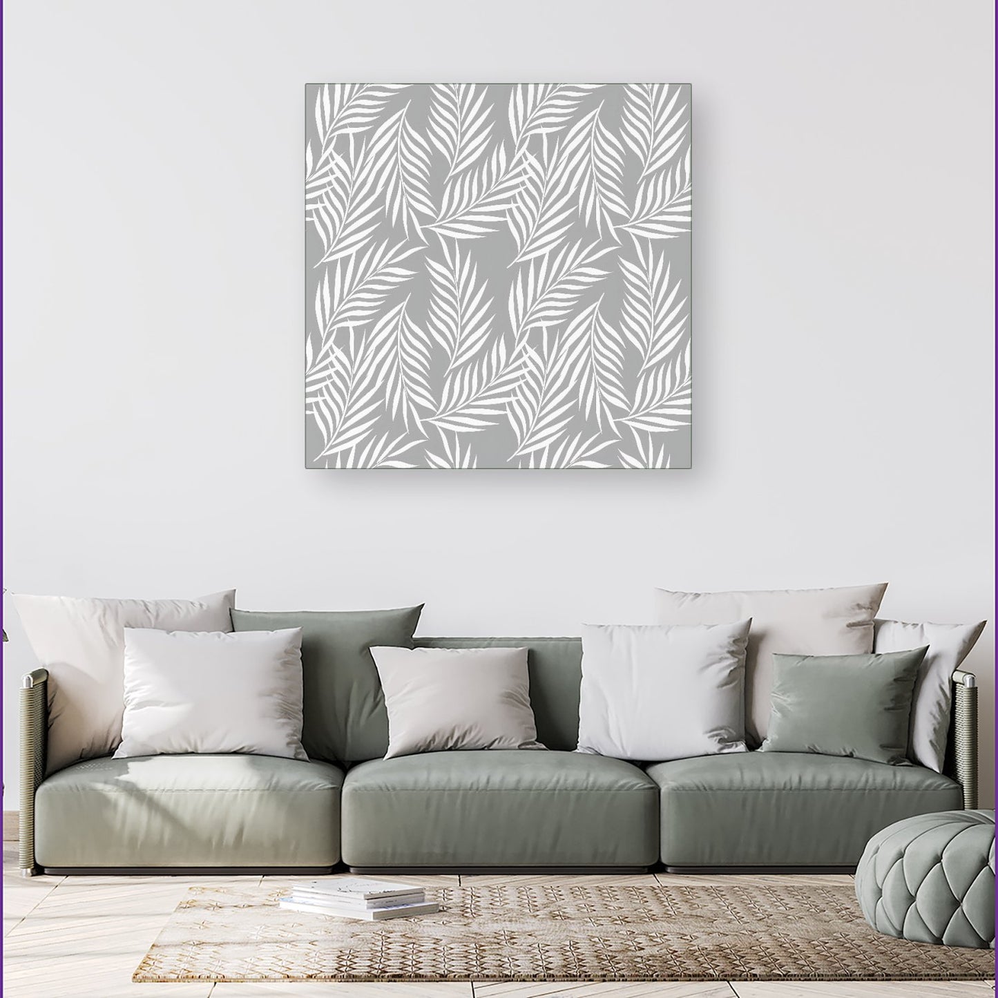 Palm Tree Leaves Canvas