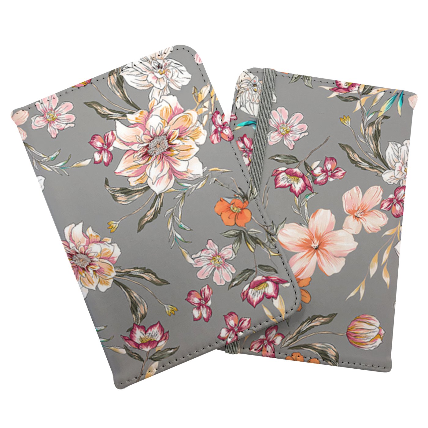 Peony, Lily, Tulip, Daisy Colorful Passport Cover