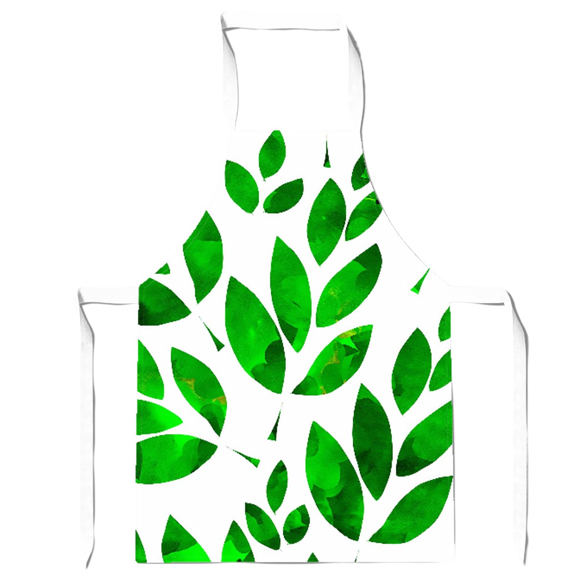 Watercolor Abstract Leaves Apron
