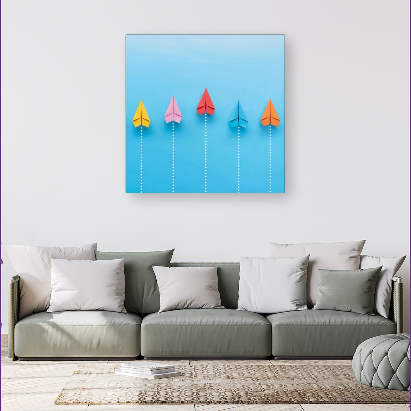 Paper Aeroplanes Canvas