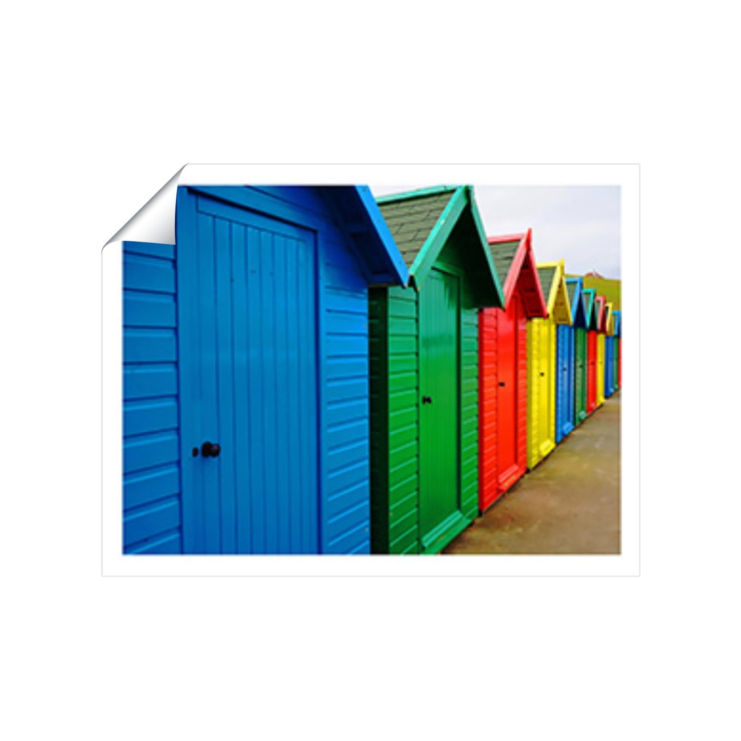 Beach Huts, Whitby Art Prints