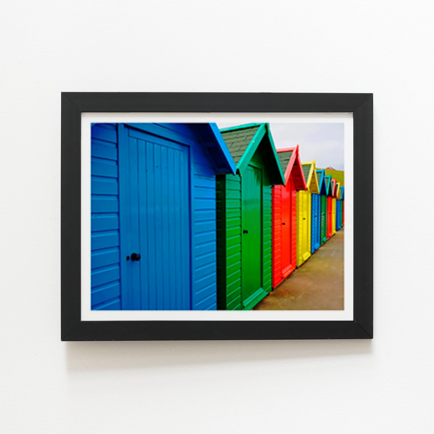 Beach Huts, Whitby Art Prints