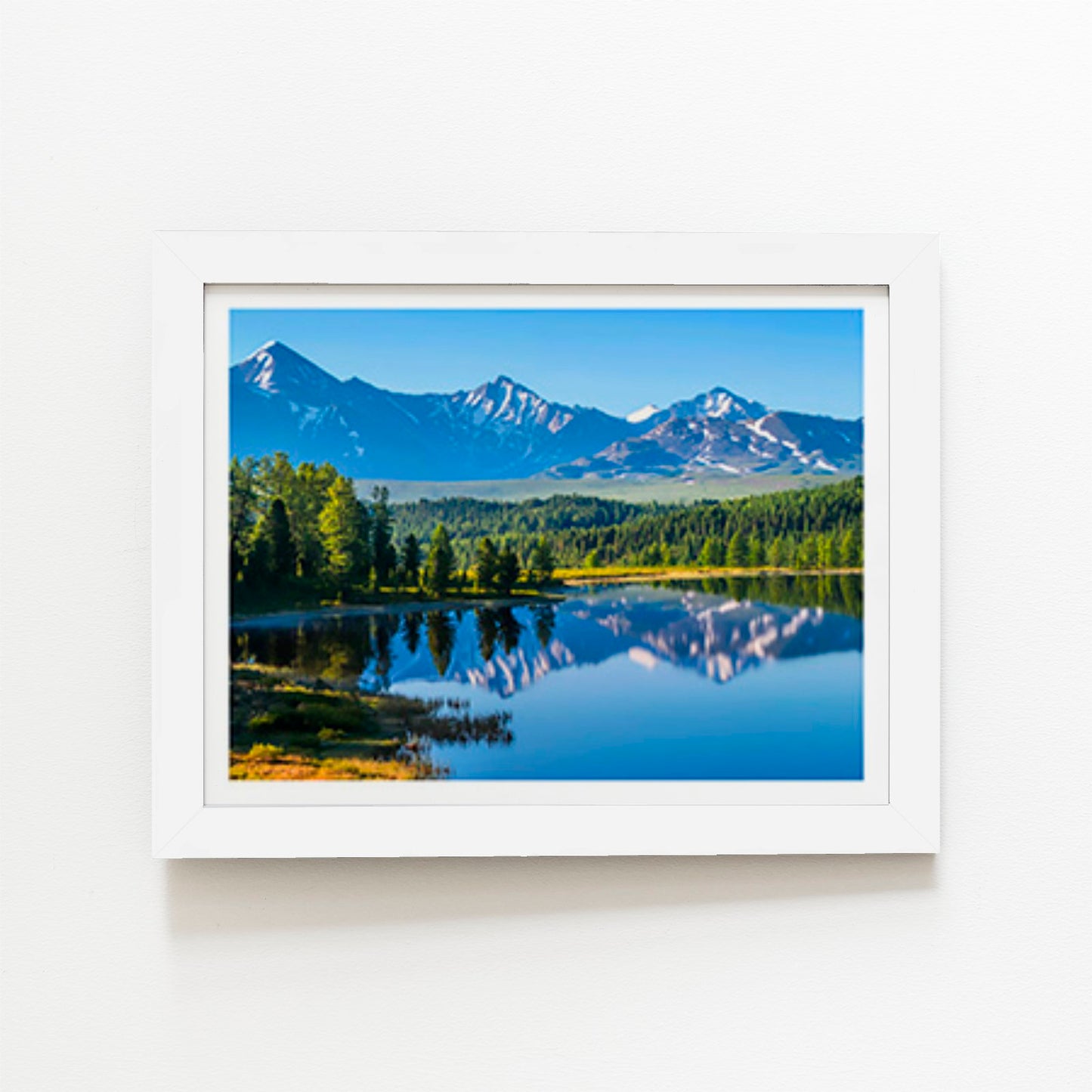 Summer Mountain Lake Art Prints