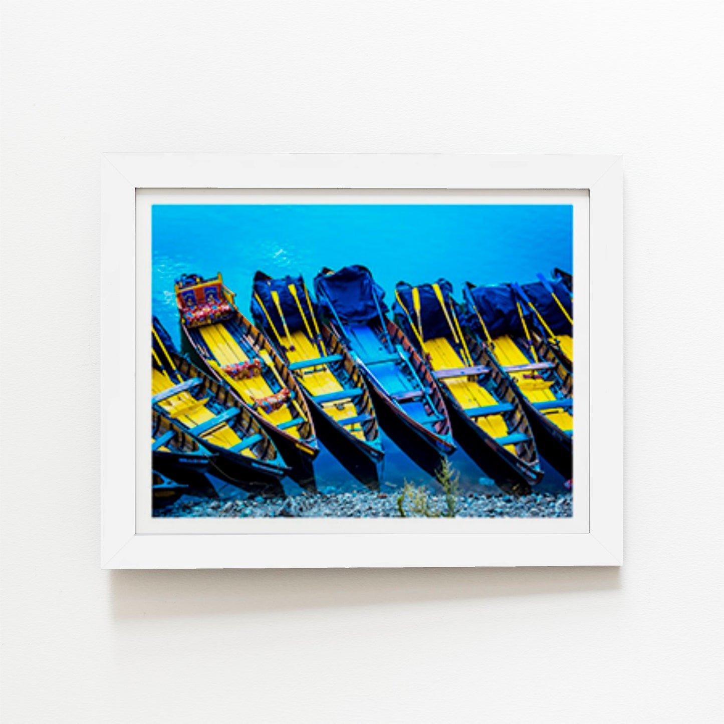 Colourful Tour Boats At The Lakeside Art Prints