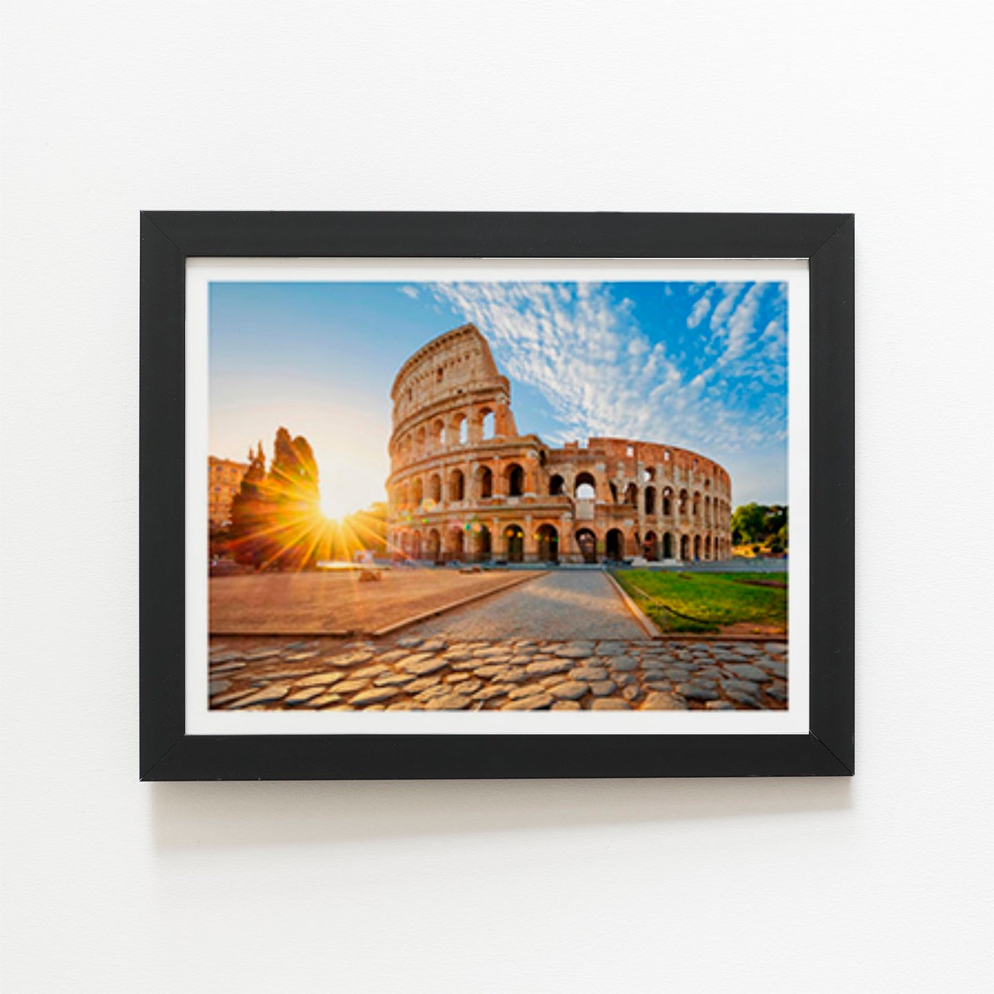 Colosseum In Rome At Sunrise Art Prints