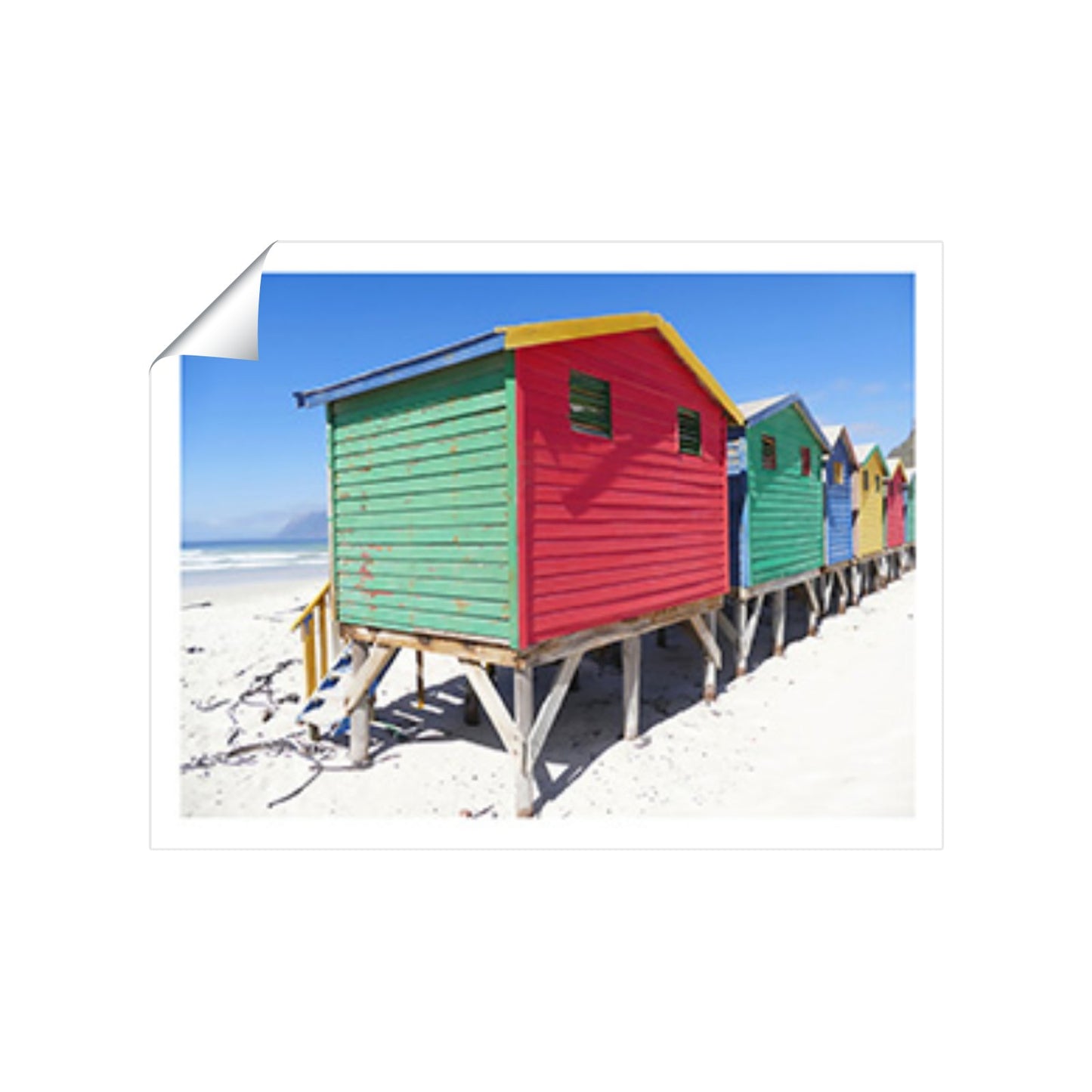 Beach Cabins Art Prints