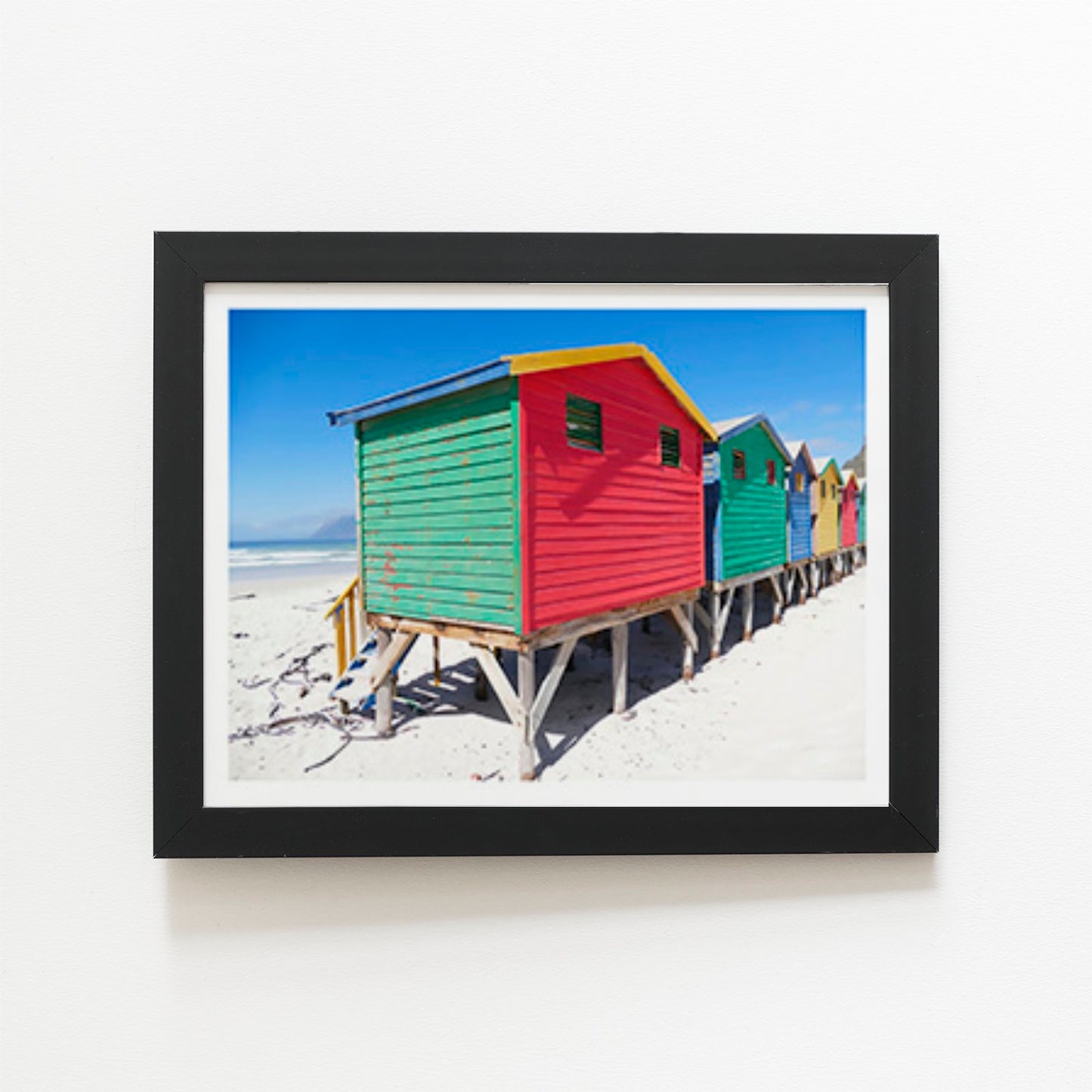 Beach Cabins Art Prints