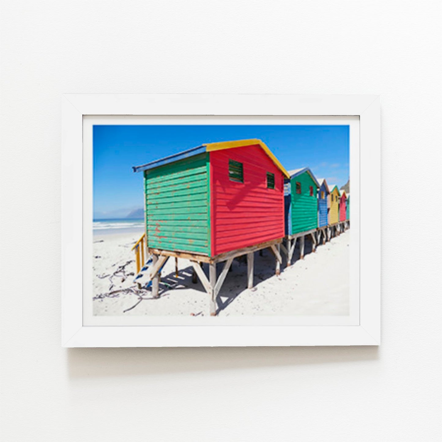 Beach Cabins Art Prints