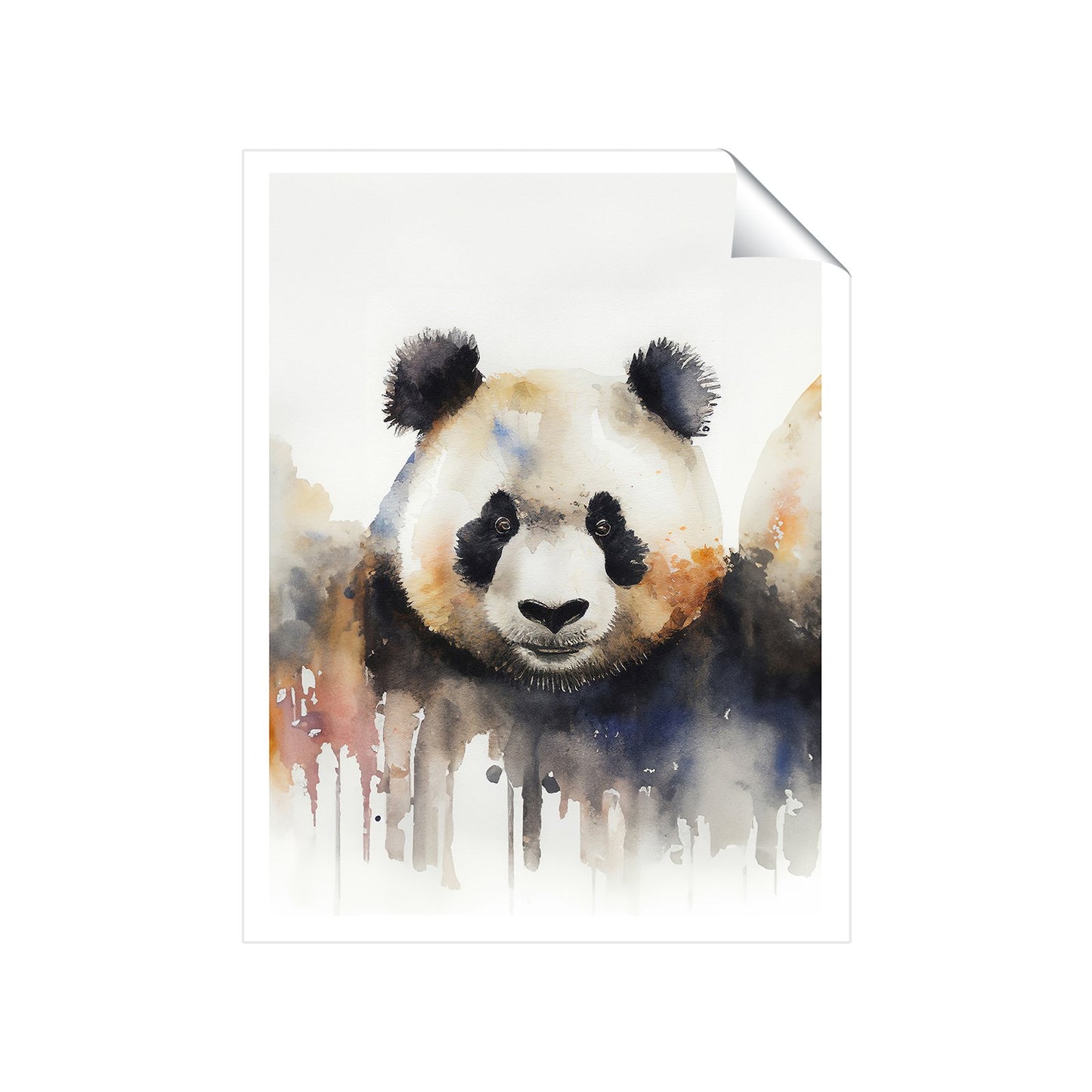 Panda Watercolour Art Prints