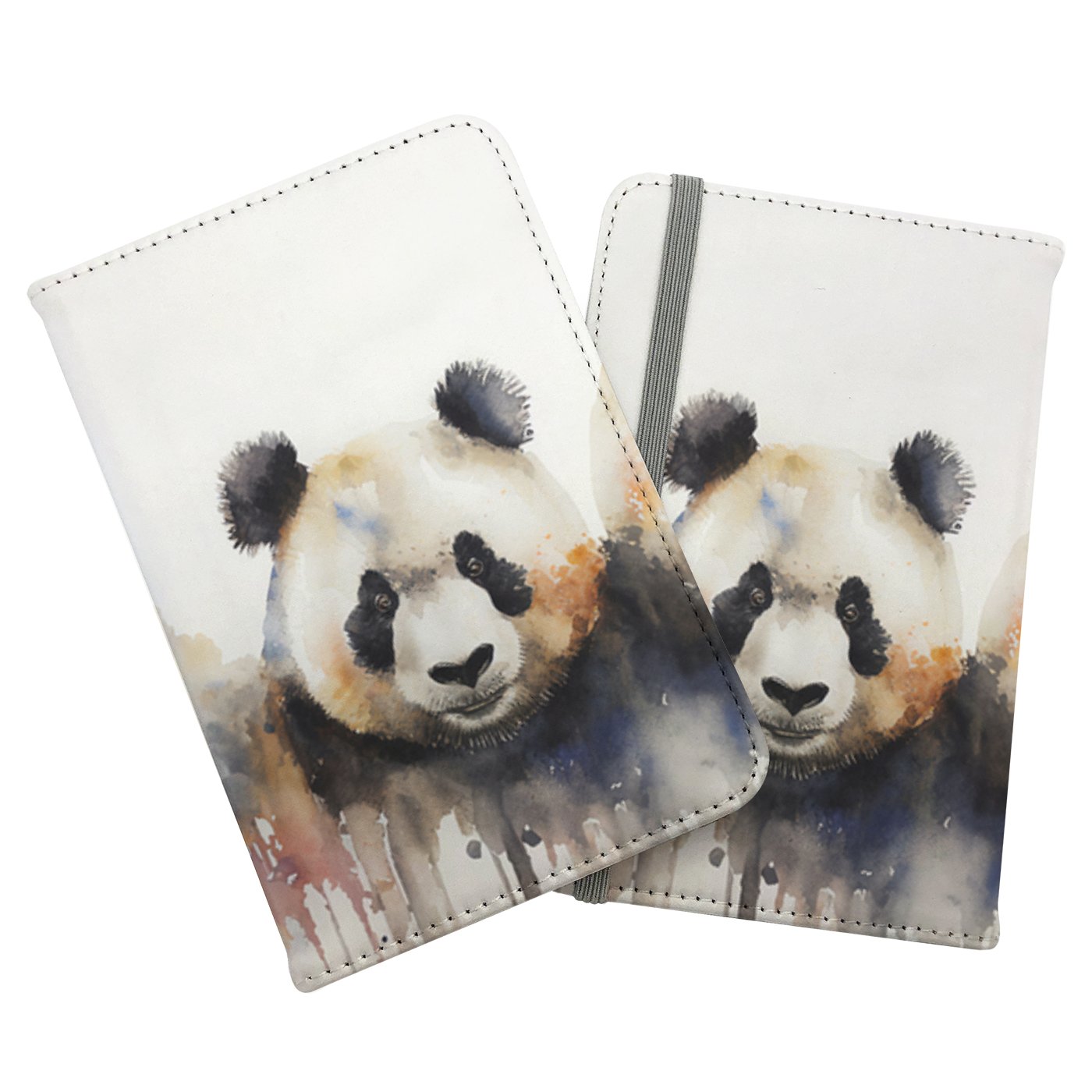Panda Watercolour Passport Cover