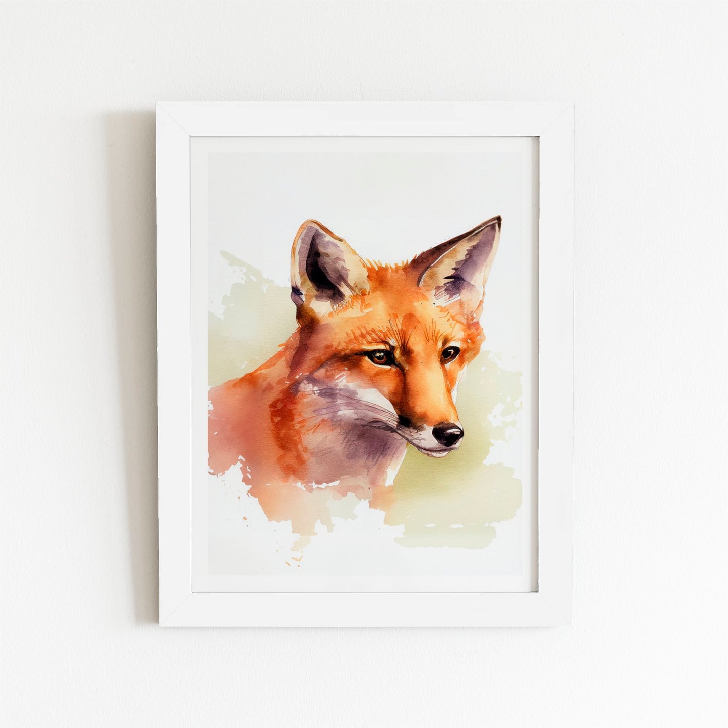 Fox Watercolour Art Prints