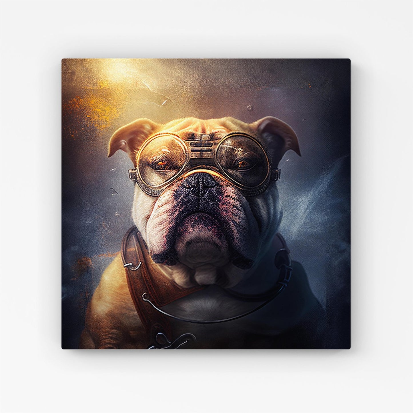 Bulldog Splashart Golden Canvas