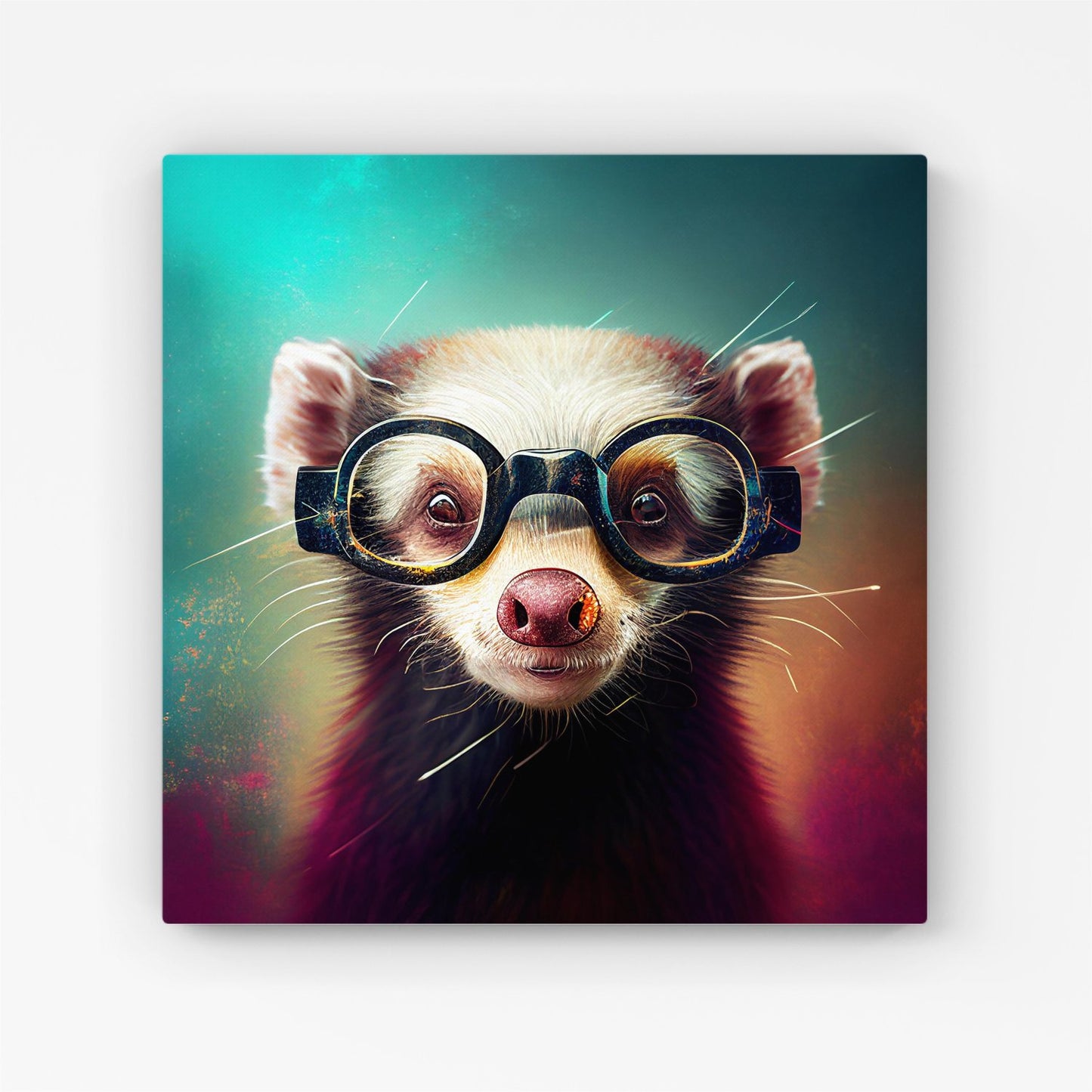 Ferret Splashart Canvas