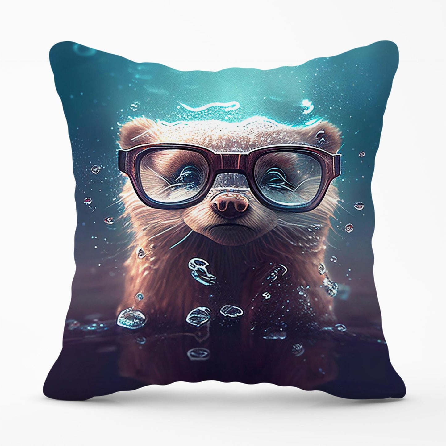 Ferret Splashart Water Outdoor Cushion