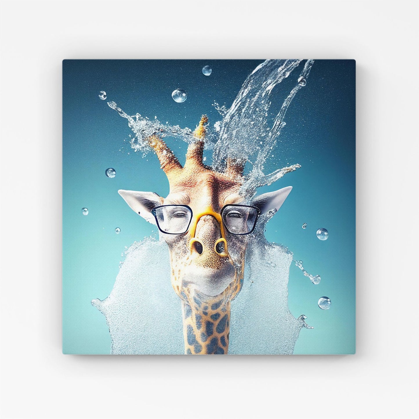 Giraffe Splashart Canvas