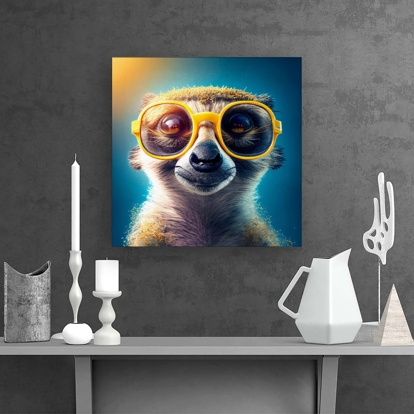 Meerkat Splashart Canvas