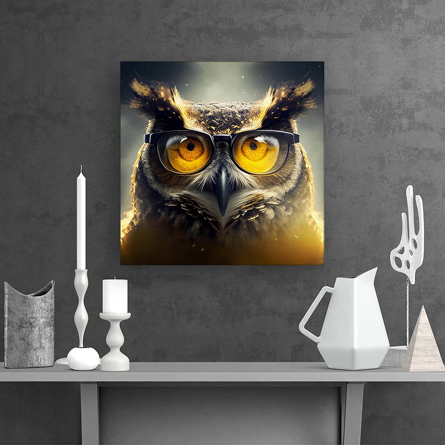Owl Splashart Canvas