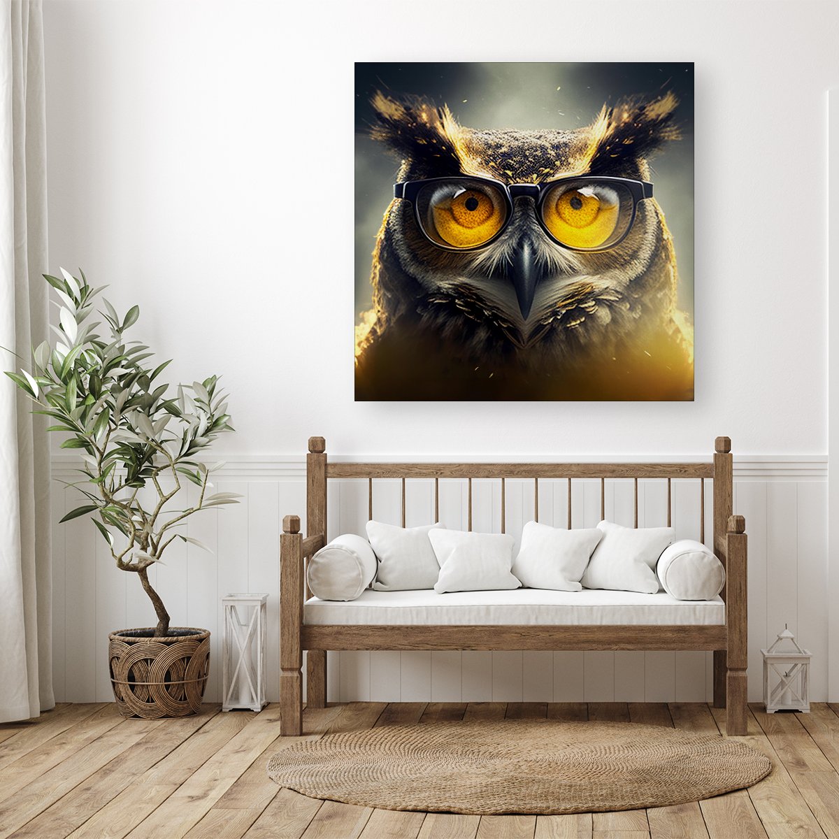 Owl Splashart Canvas