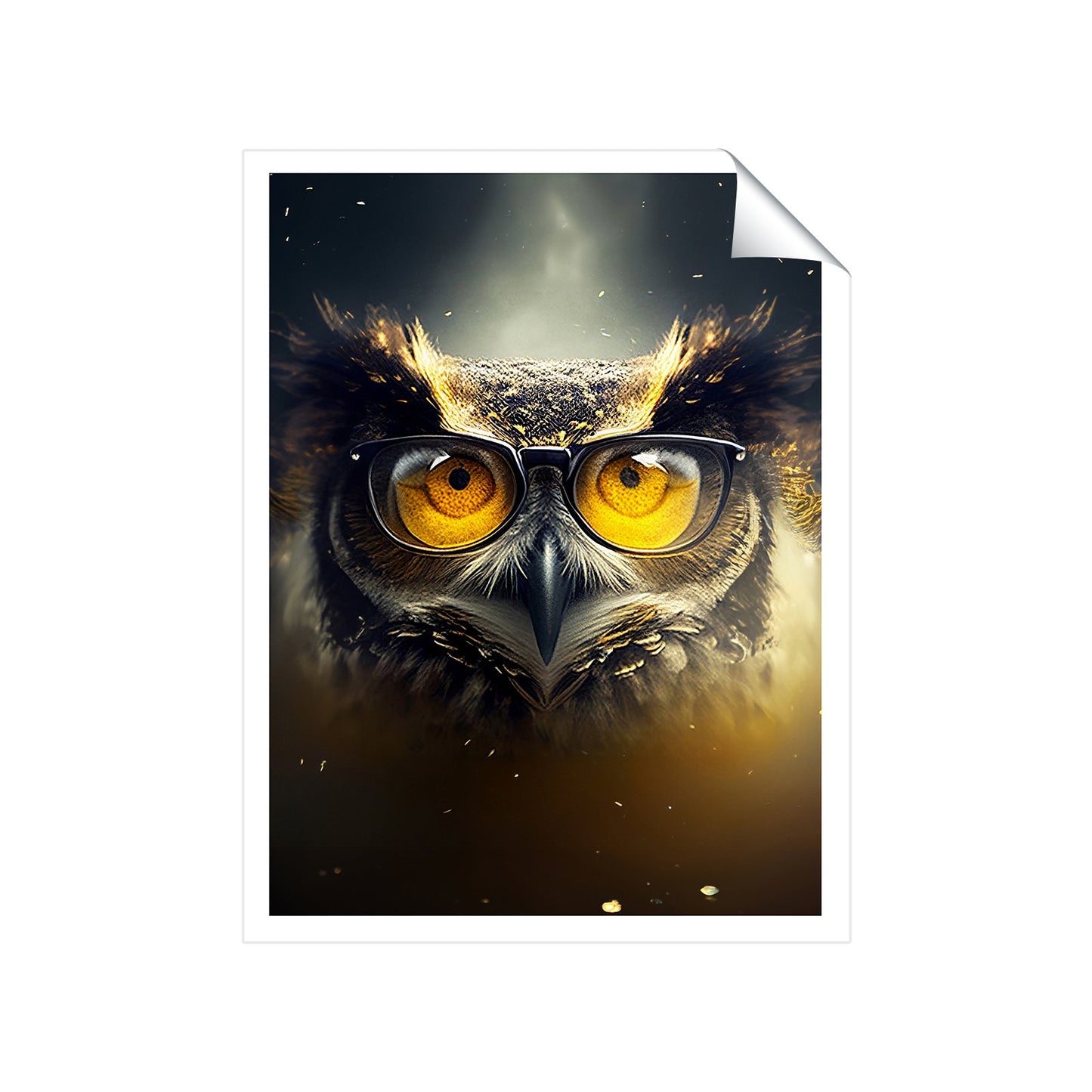Owl Splashart Art Prints