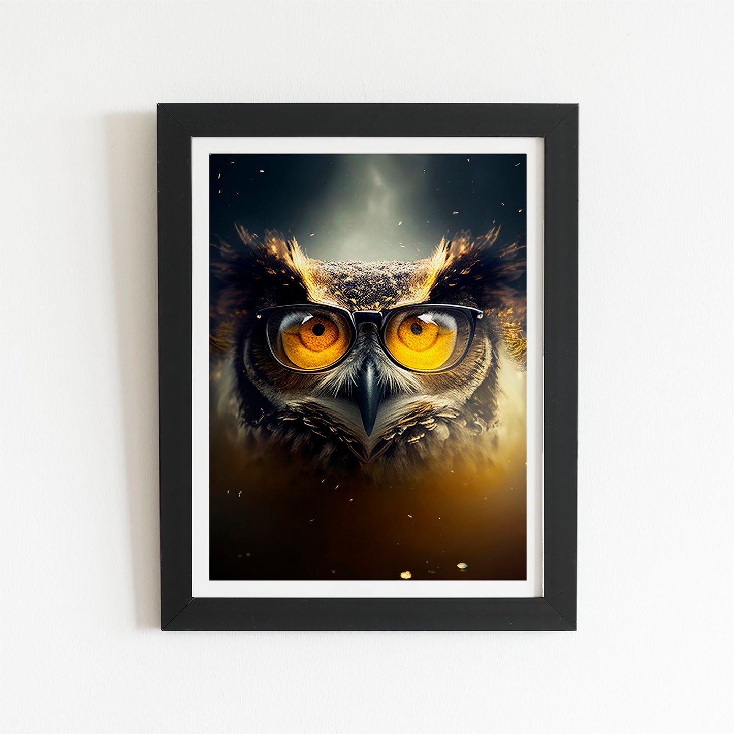 Owl Splashart Art Prints