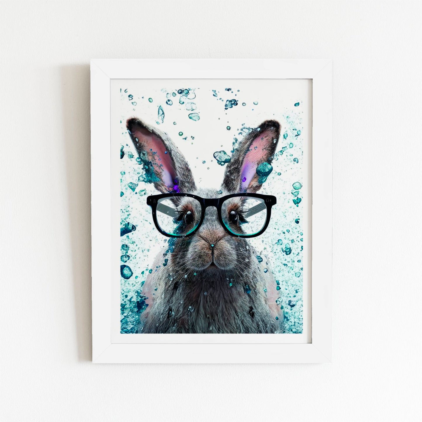 Rabbit Splashart Art Prints