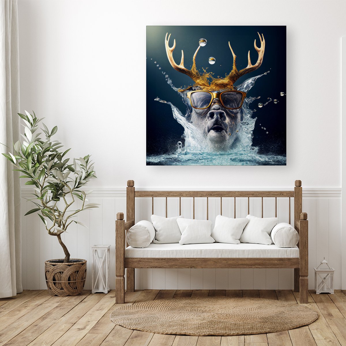 Stag Splashart Canvas