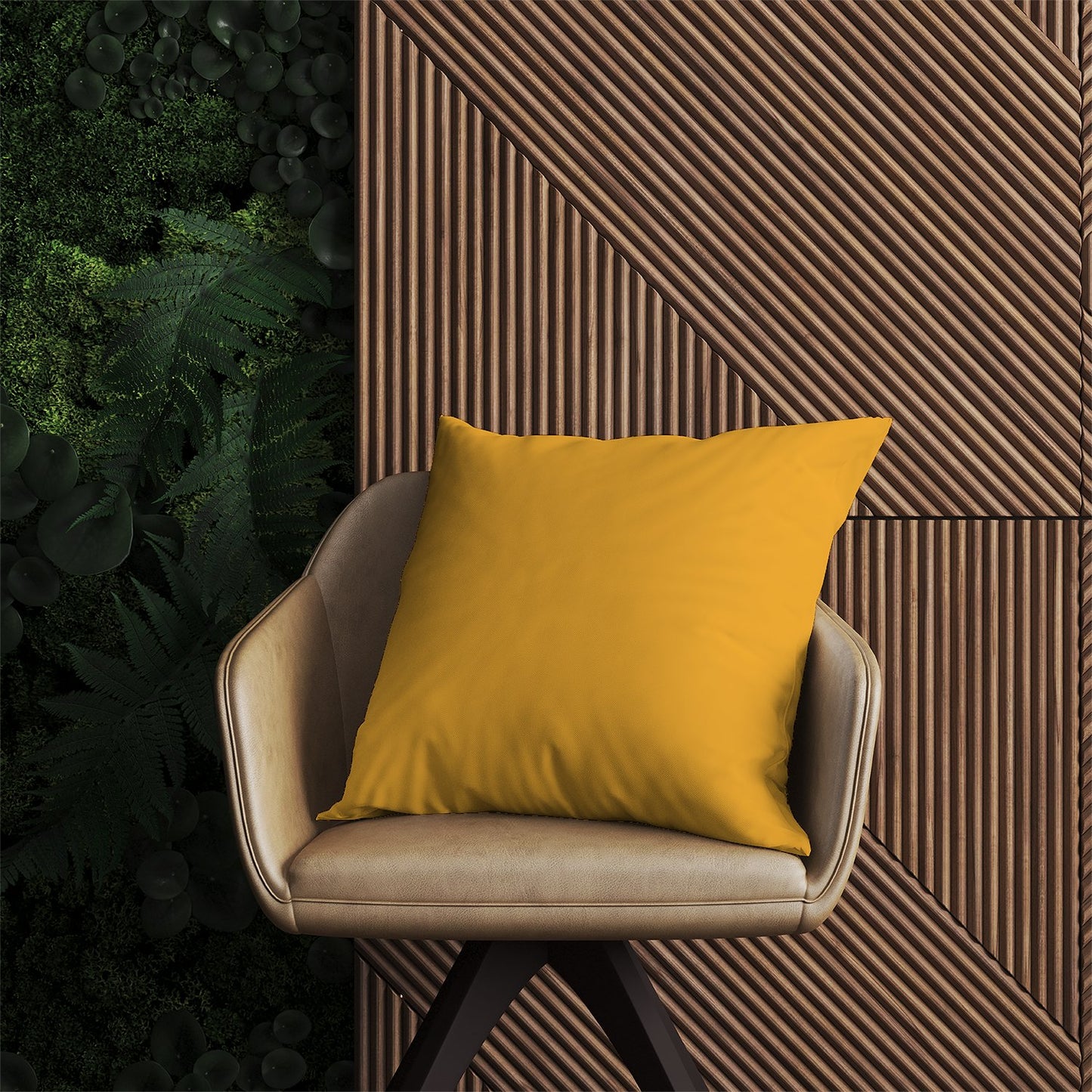 Cantaloupe Orange Outdoor Cushion