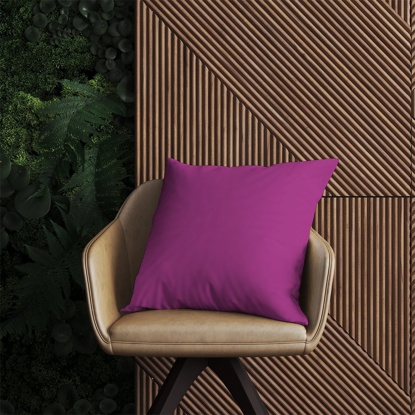 Fuchsia Plum Outdoor Cushion
