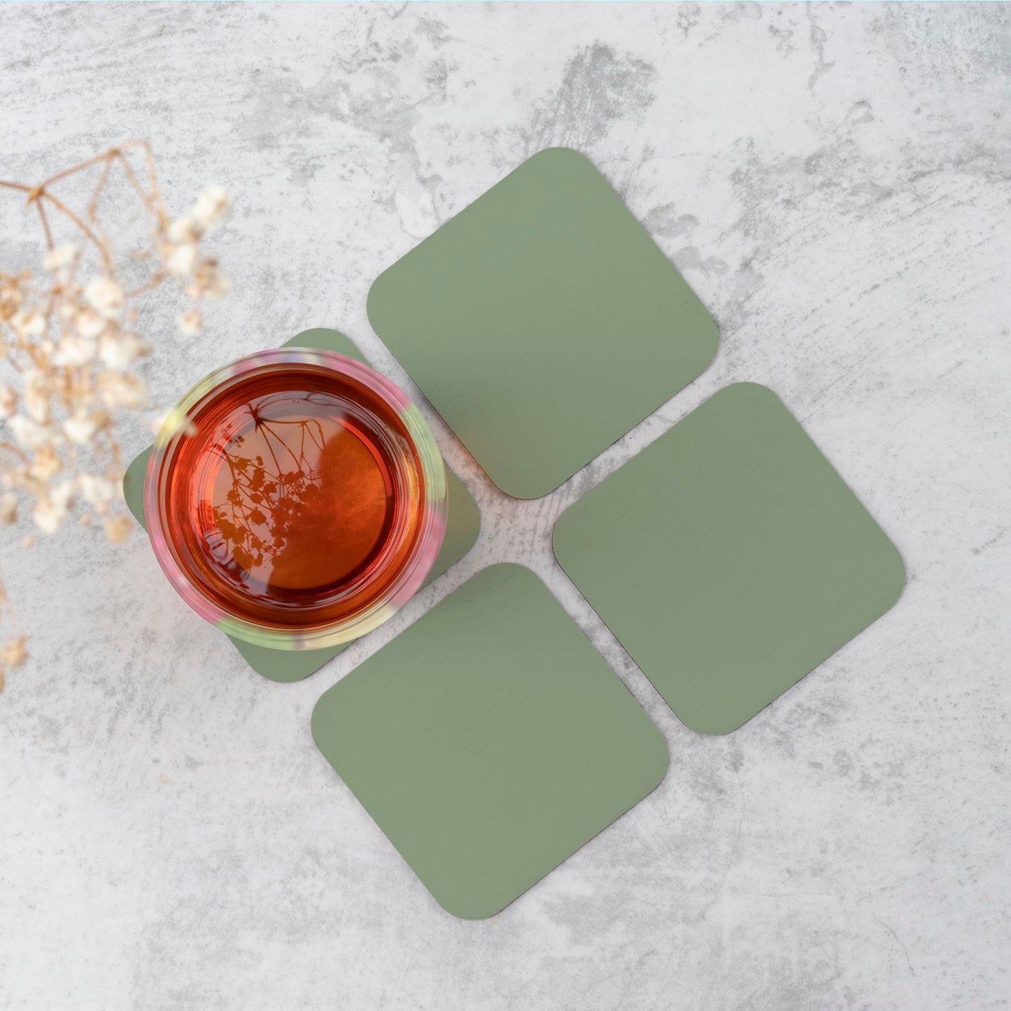 Sage Green Coasters