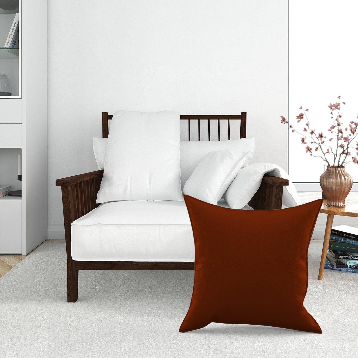 Chocolate Brown Floor Cushion