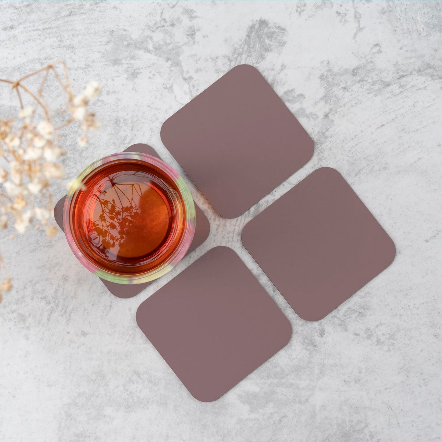Smoky Lavendar Coasters