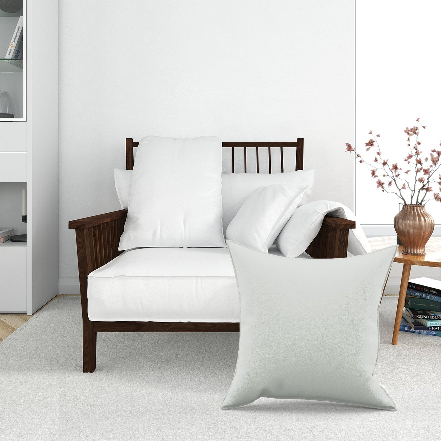 Pastel Grey Floor Cushion