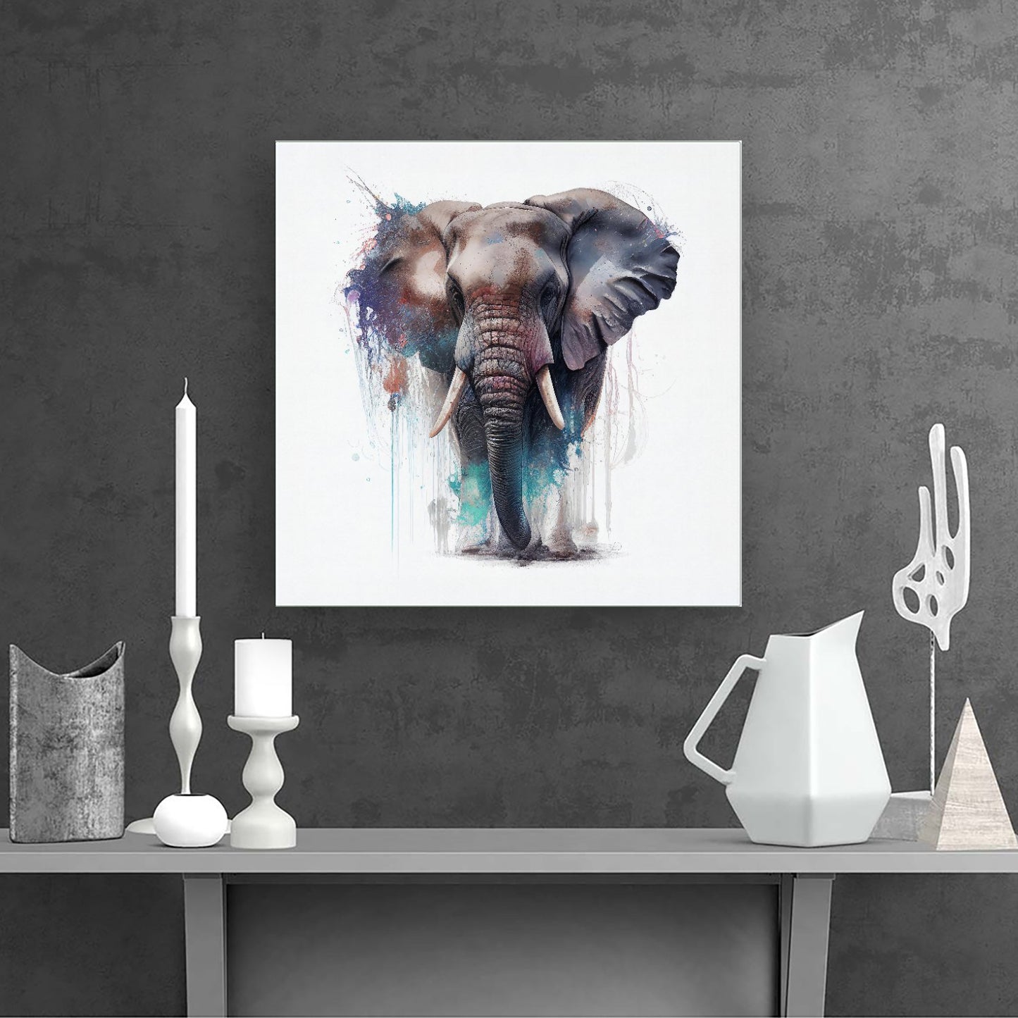 Elephant Splashart Canvas
