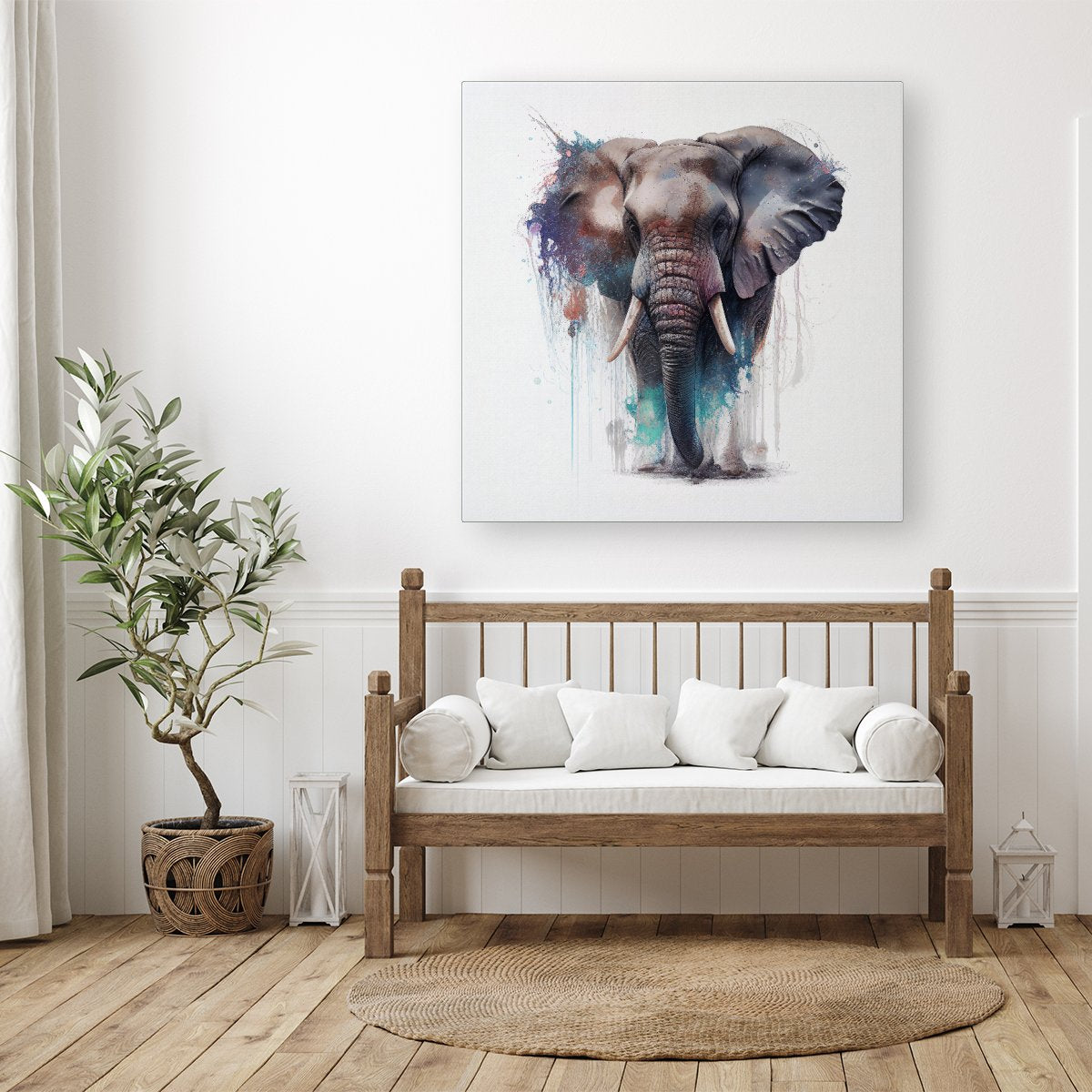 Elephant Splashart Canvas