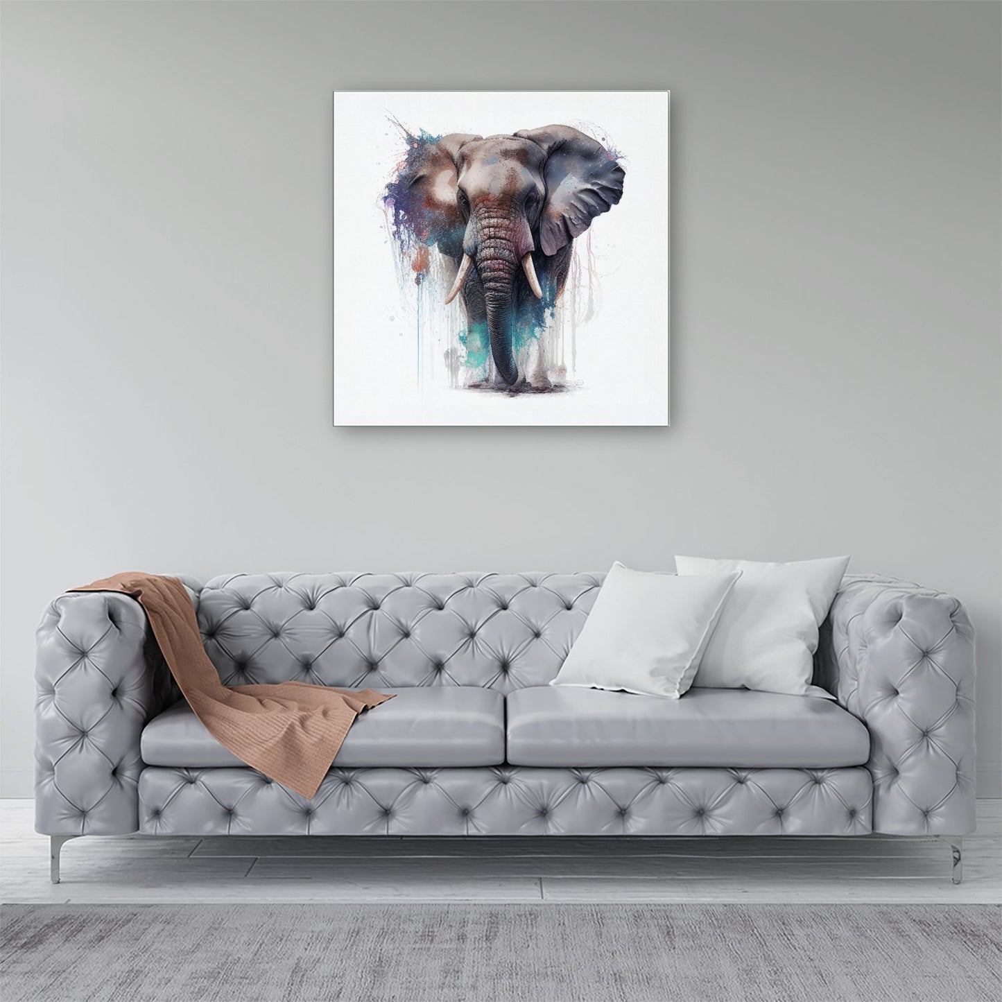 Elephant Splashart Canvas