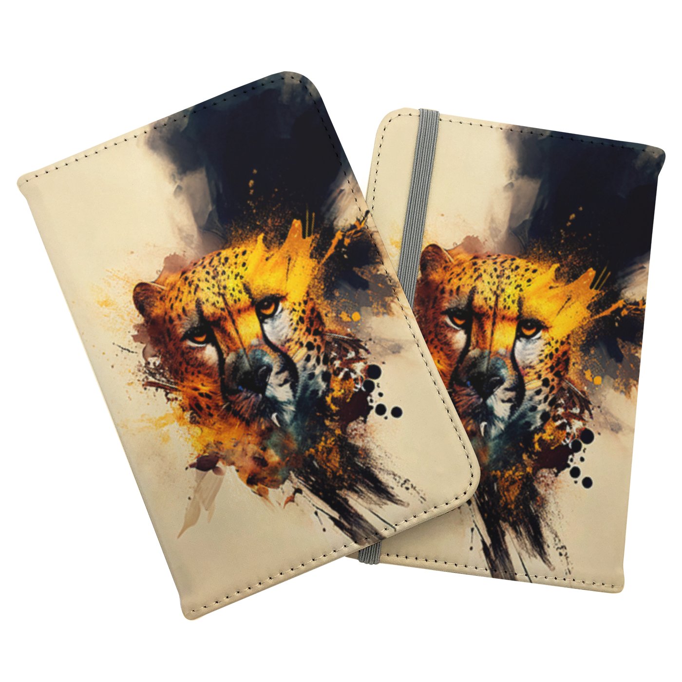 Cheetah Face Splashart Passport Cover