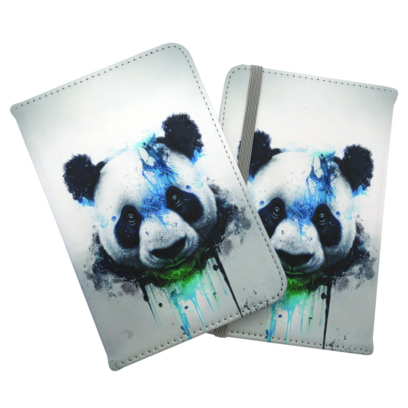 Panda Face Splashart Light Background Passport Cover