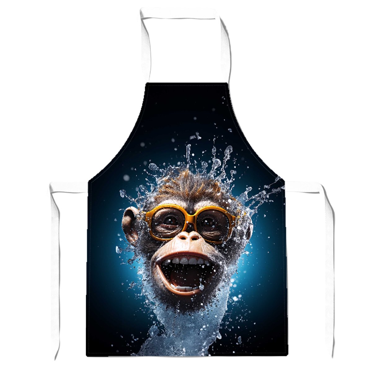 Splashart Cheeky Chimp Face Apron