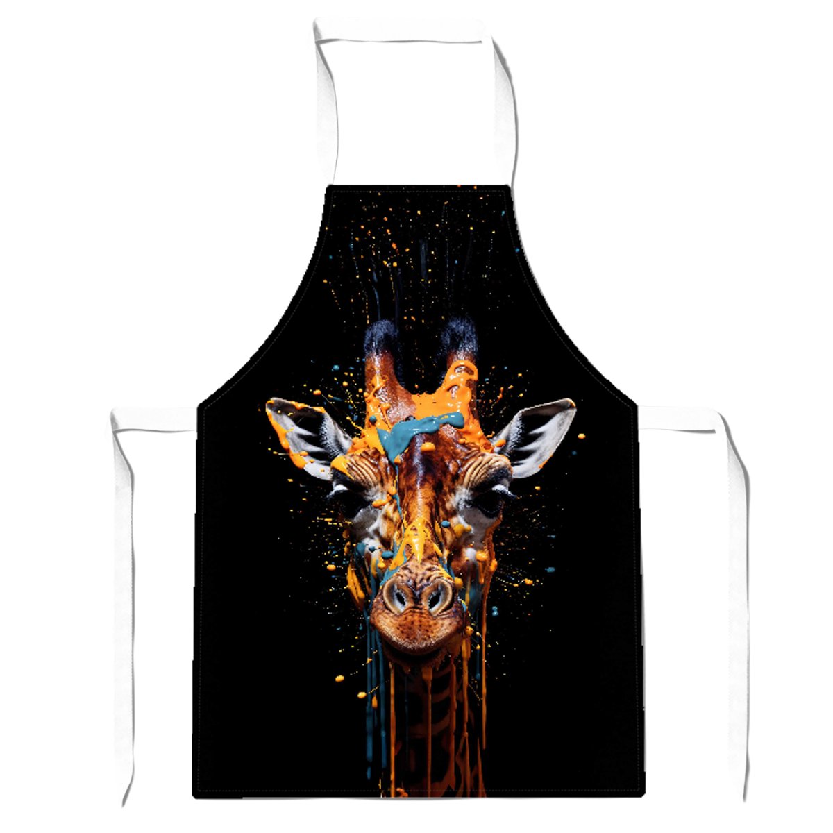 Giraffe Face Splashart Apron