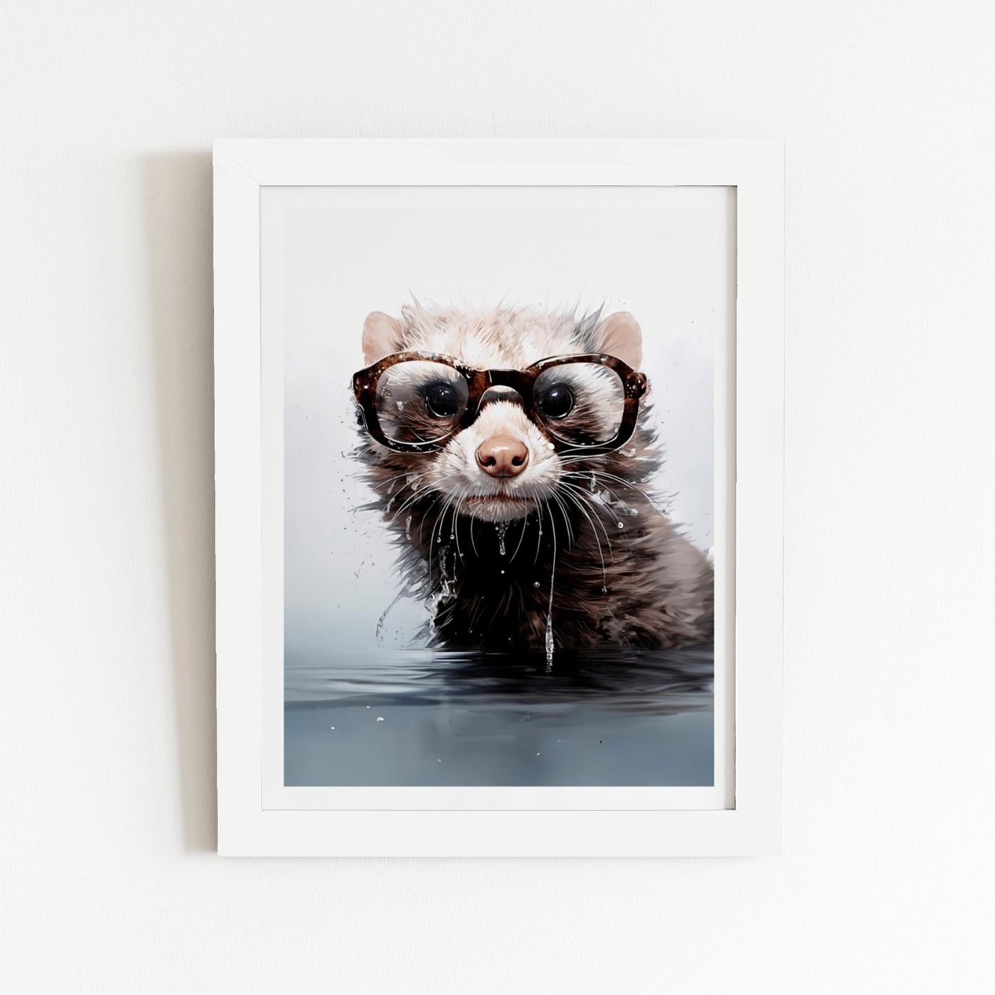 Splashart Ferret Art Prints