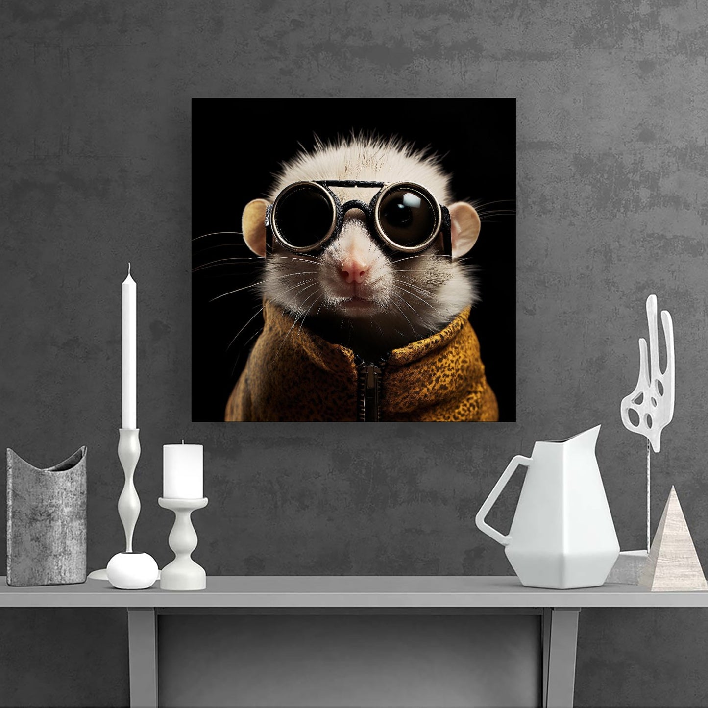 Realistic Doormouse Canvas