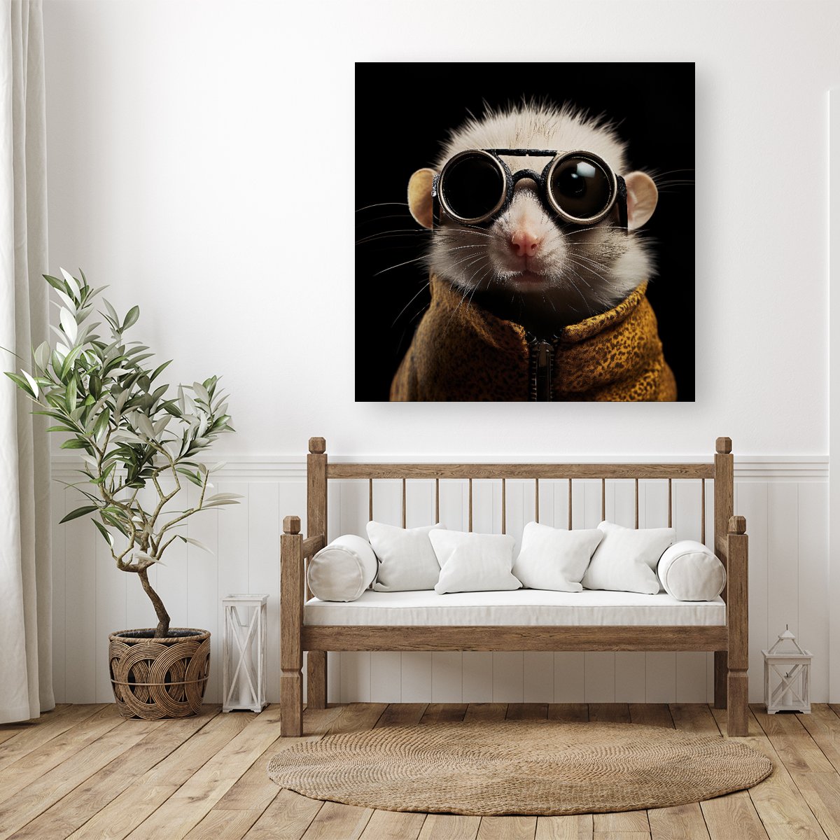 Realistic Doormouse Canvas