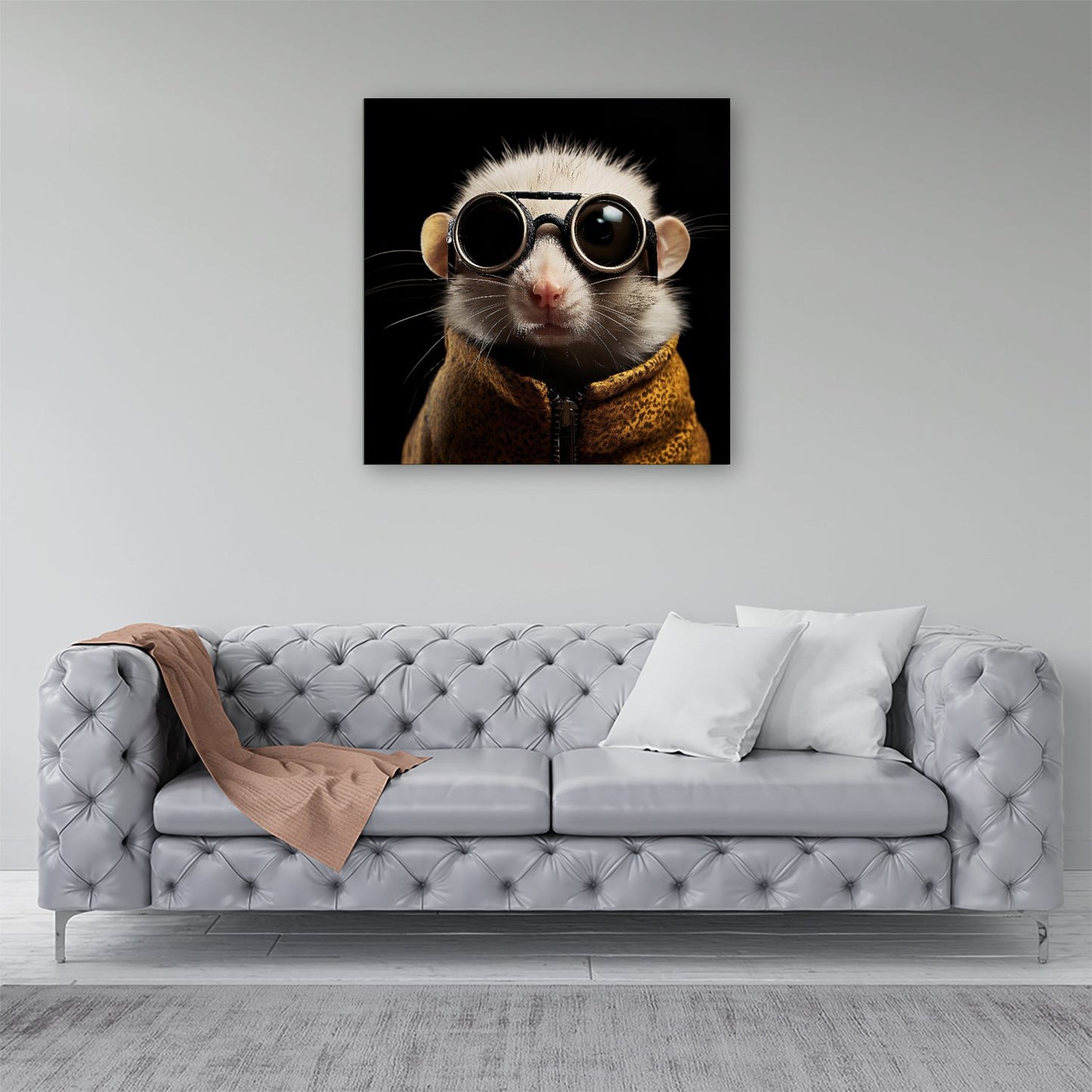 Realistic Doormouse Canvas