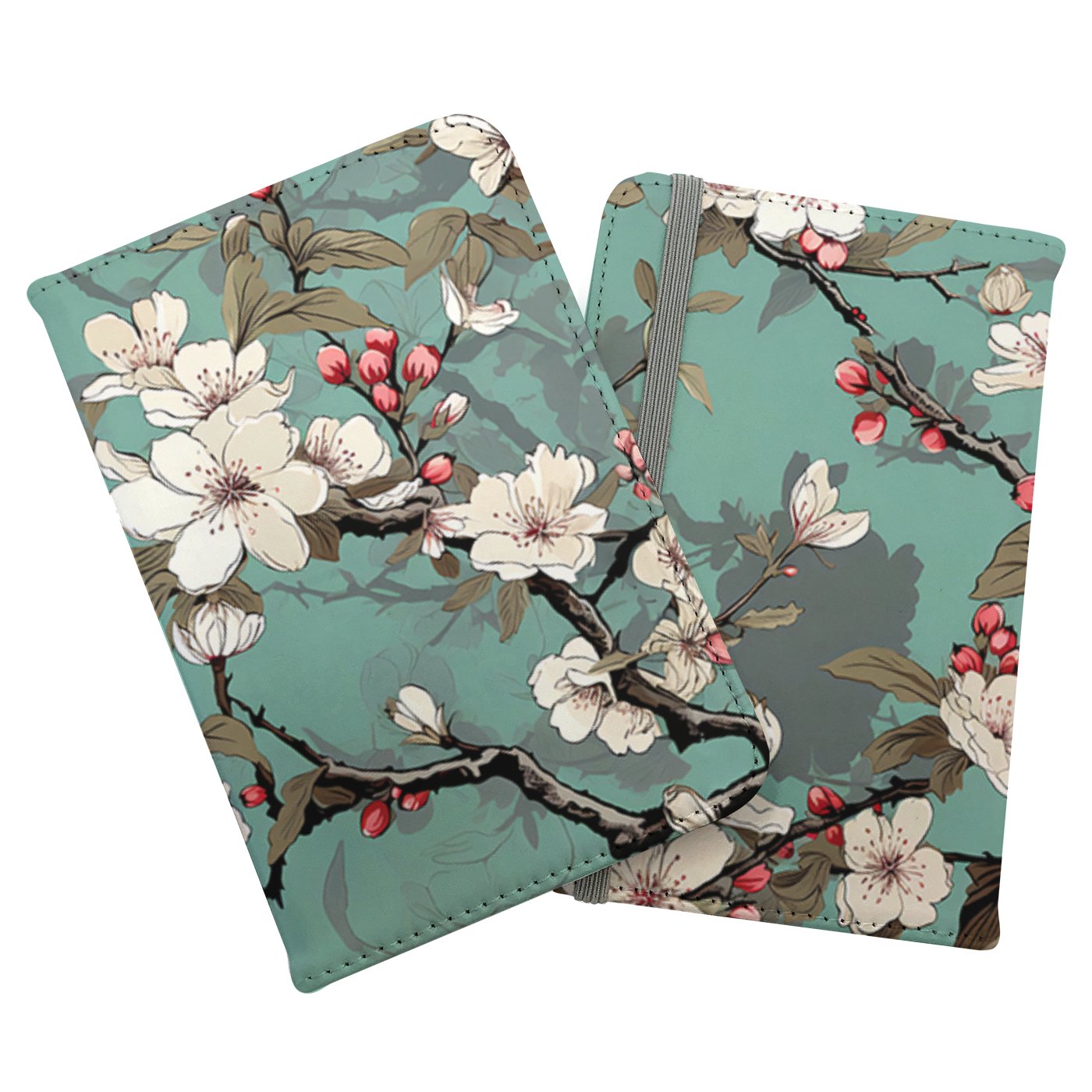 Pink Blossom Asian Design Passport Cover