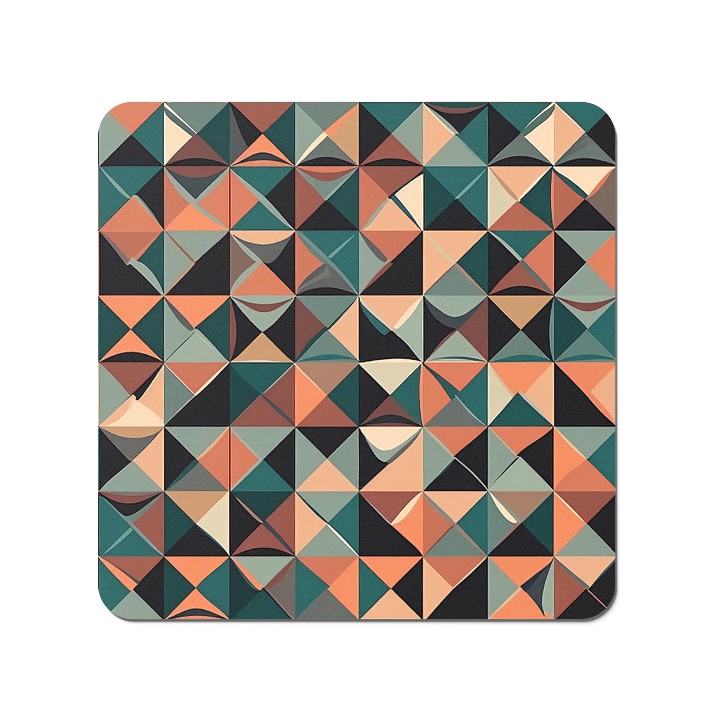 Geometric Print Pattern Coasters