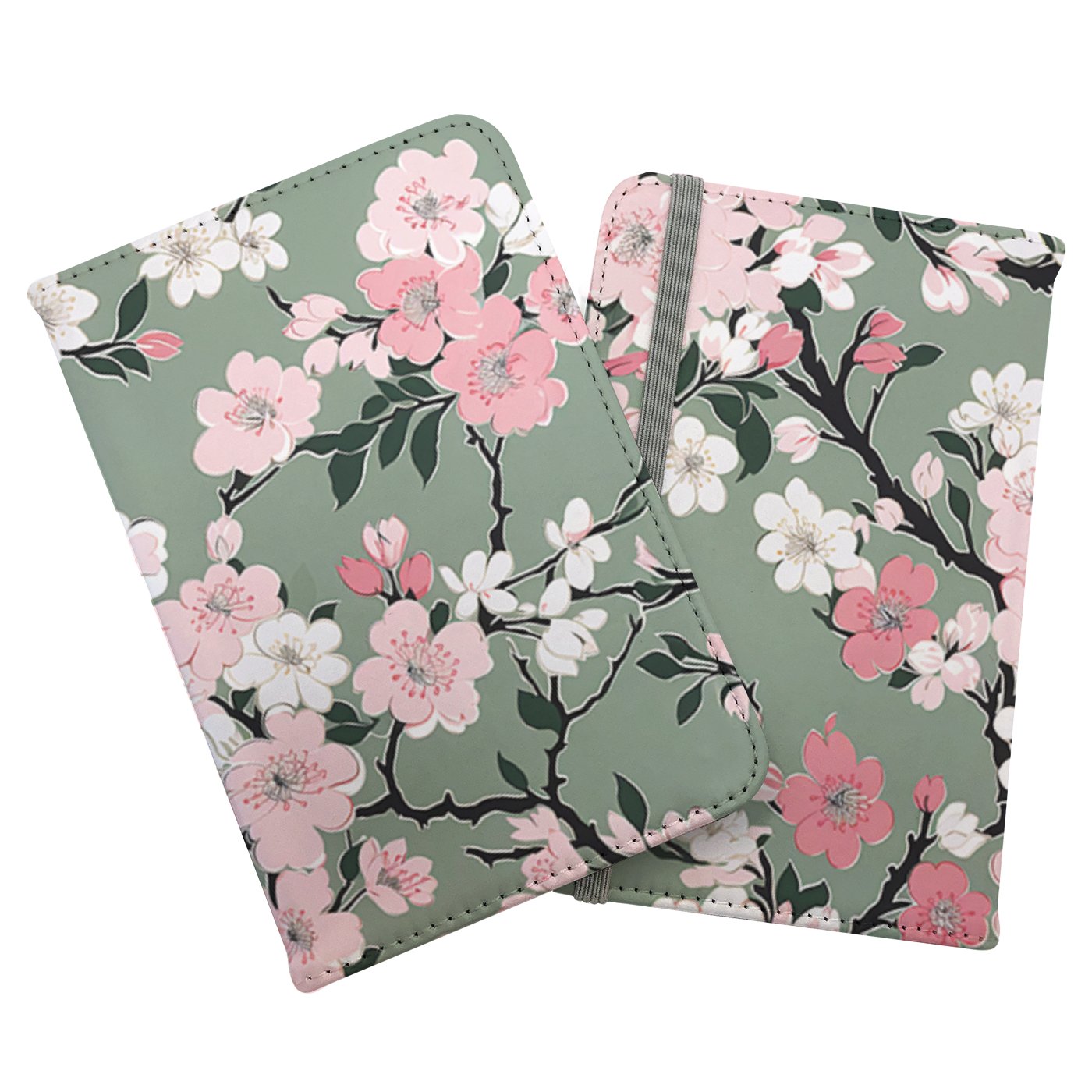 Pink Floral Abstract Pattern Passport Cover