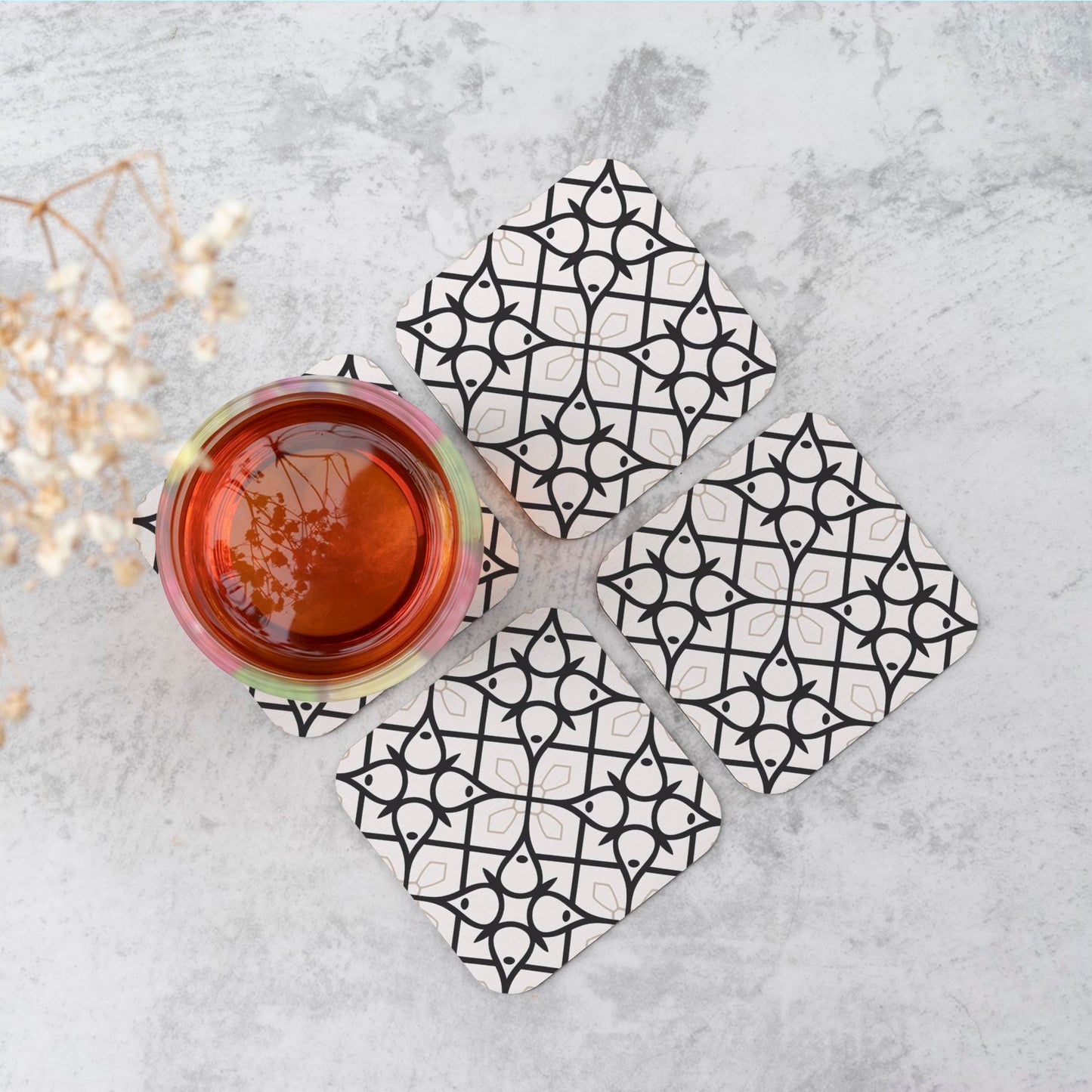 Arabic Style Pattern Coasters