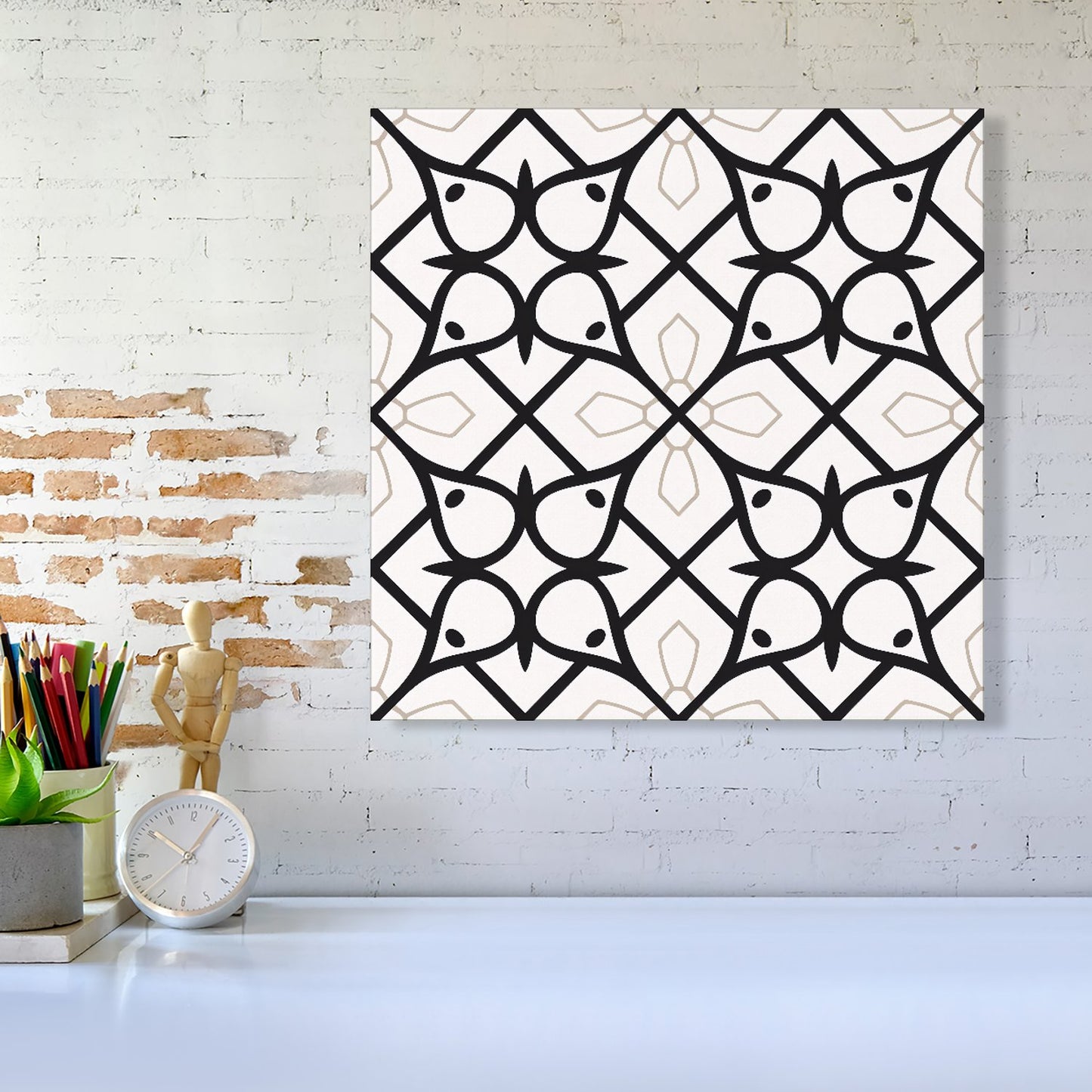 Arabic Style Pattern Canvas