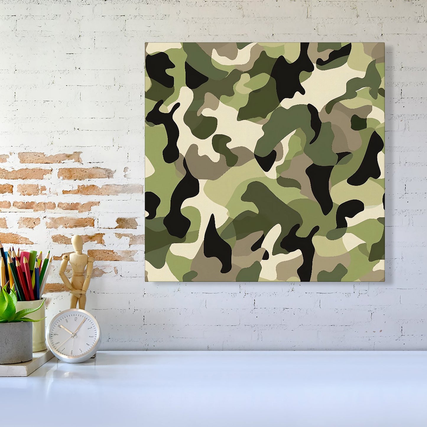 Camouflage Design Canvas